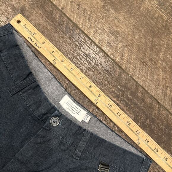 Elevenparis Men's Lightweight Slim Straight Chino Pant Dark Navy Blue Size 31x32 - Picture 5 of 11